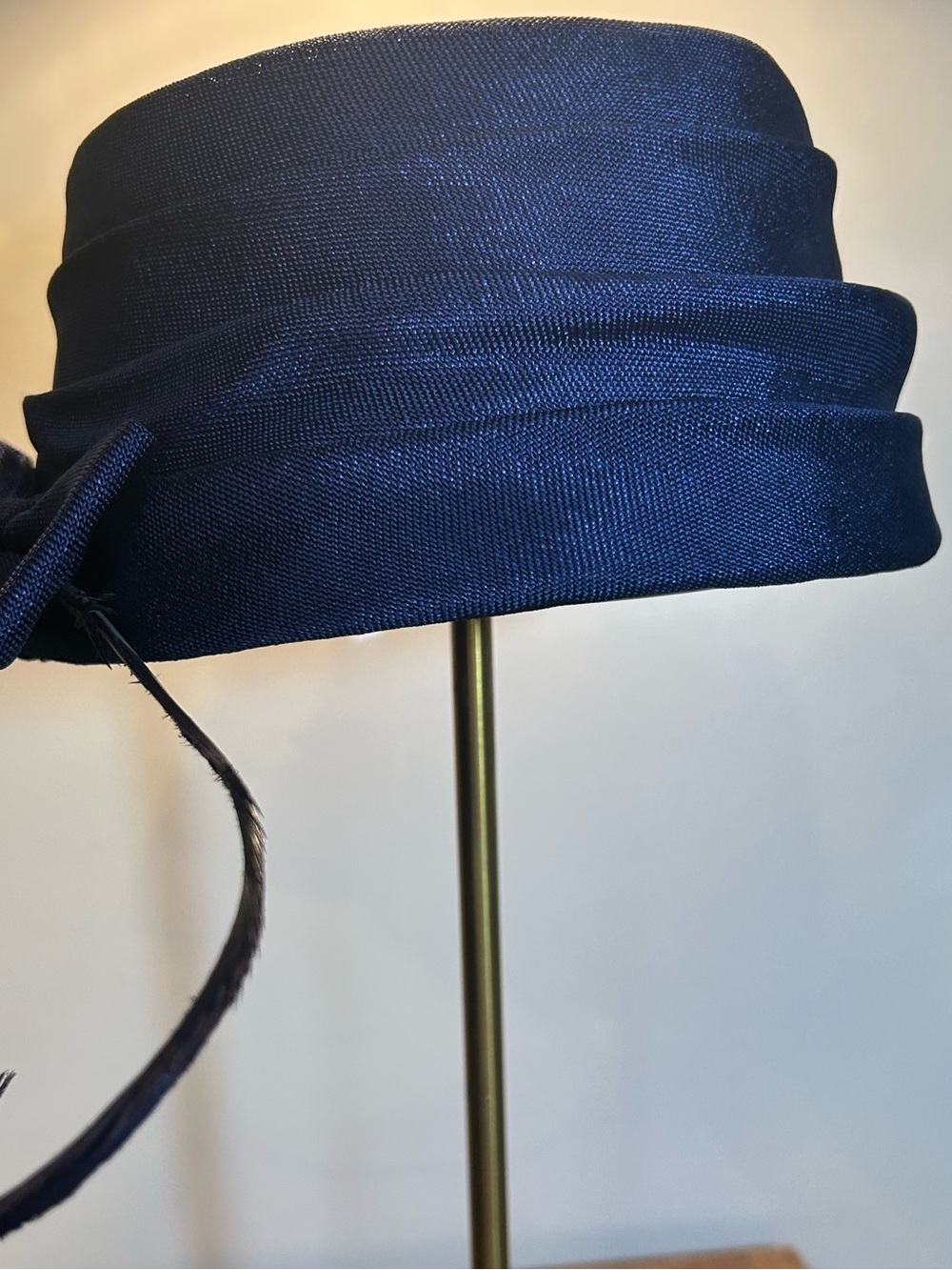 Vintage Navy Blue Women's Hat